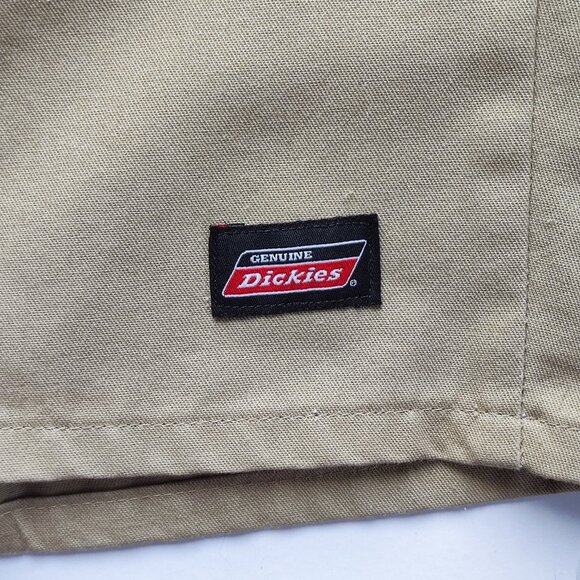 Dickies flat front shorts men's size 42 light brown strong fabric - Picture 9 of 14
